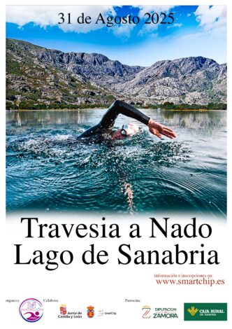 31, domingo. Travesía a nado del Lago de Sanabria. Playa de Viquiella