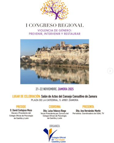 I Congreso Regional de Violencia de Género. 'Prevenir, intervenir y restaurar'