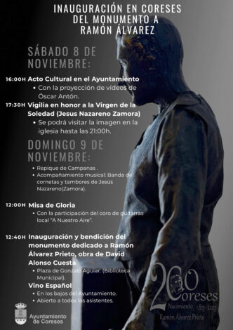 Inauguración Monumento Ramón Álvarez