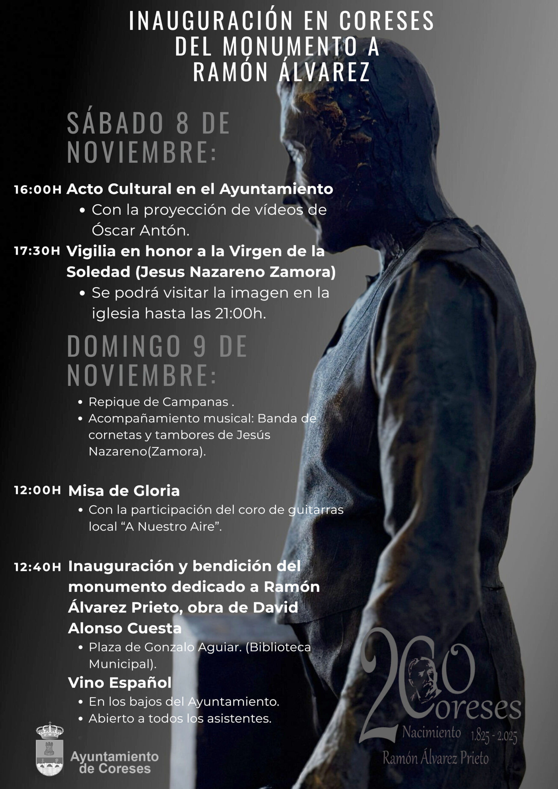 Inauguración Monumento Ramón Álvarez