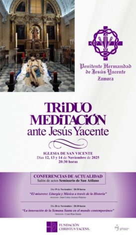 Triduo de Meditación de la Hermandad Penitente de Jesús Yacente