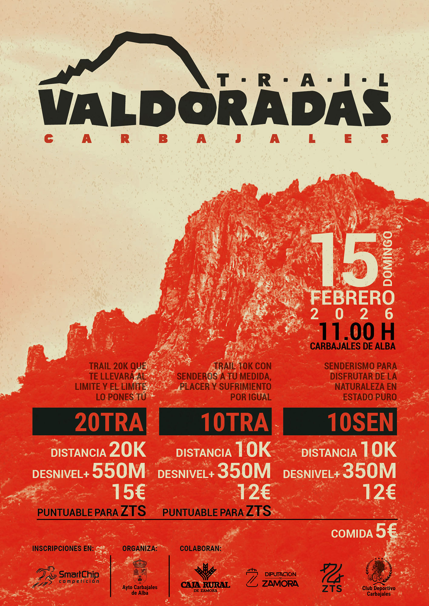 I Edición de las Valdoradas Trail en Carbajales de Alba