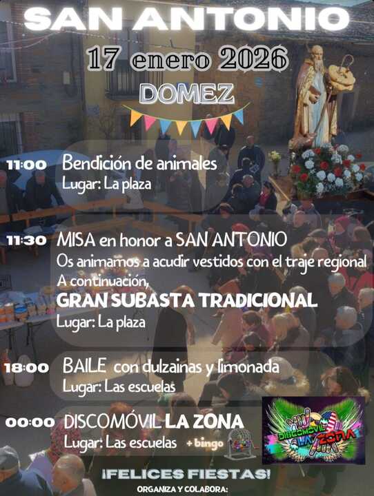 Fiestas en honor a San Antonio (Domez de Alba)