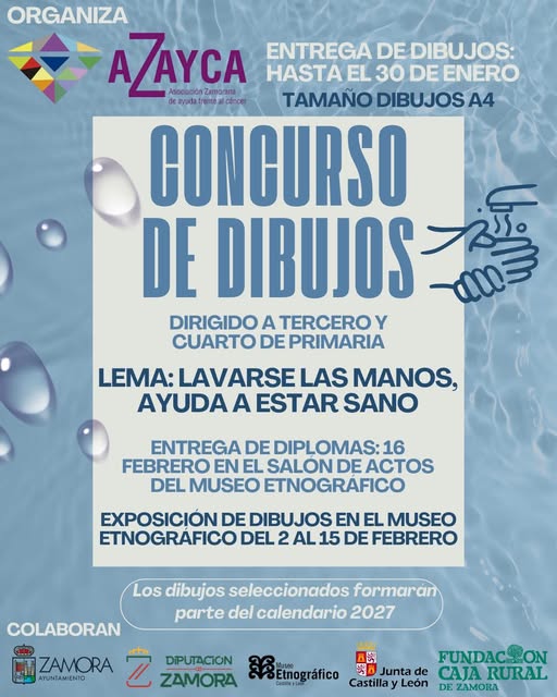 Concurso de dibujos 'Lavarse las manos, ayuda a estar sano' de Azayca