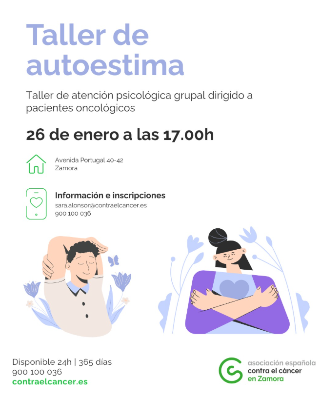 Taller de Autoestima de la Asociación Española Contra el Cáncer en Zamora (AECC)