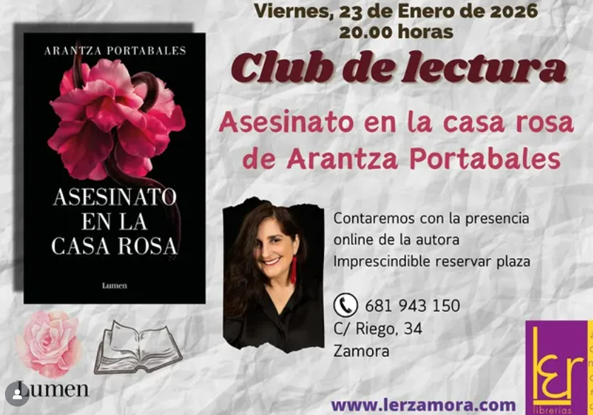 Club de Lectura 'Asesinato en la Casa Rosa (Los Crímenes de Loeiro 1º)' de Arantza Portabales