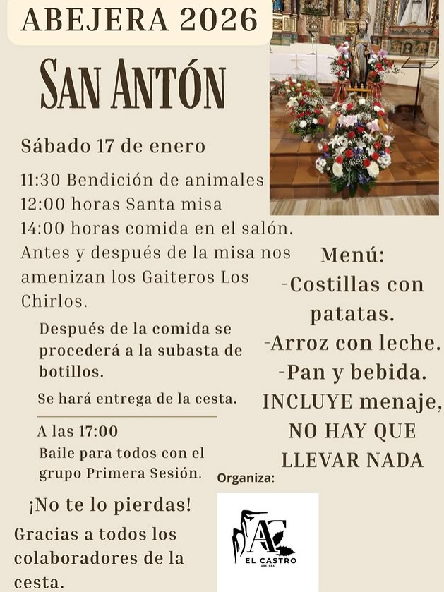 Fiestas San Antón en Abejera