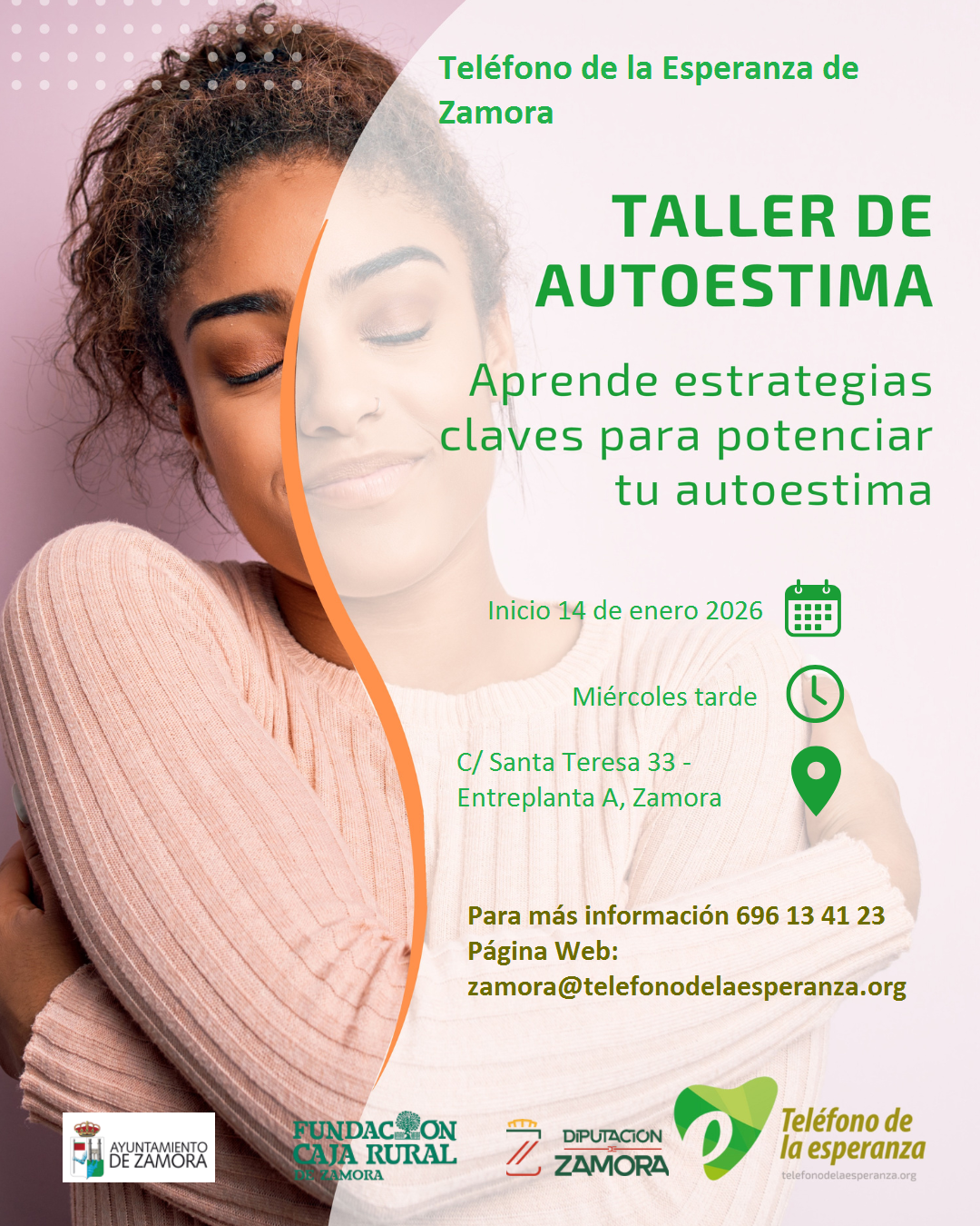 Taller de Autoestima del Teléfono de la Esperanza en Zamora