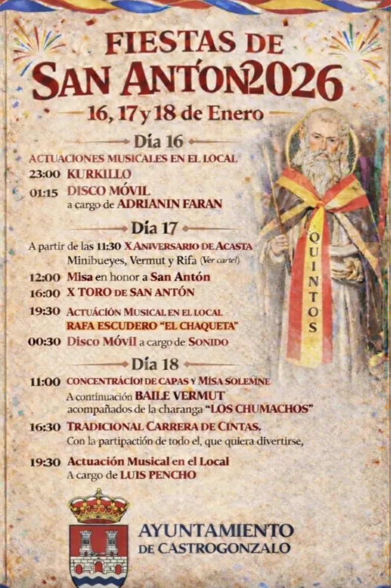 Fiestas en Honor a San Antón en Castrogonzalo